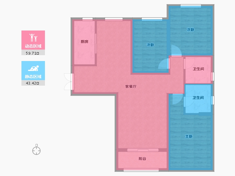 山东省-德州市-未来城-92.15-户型库-动静分区