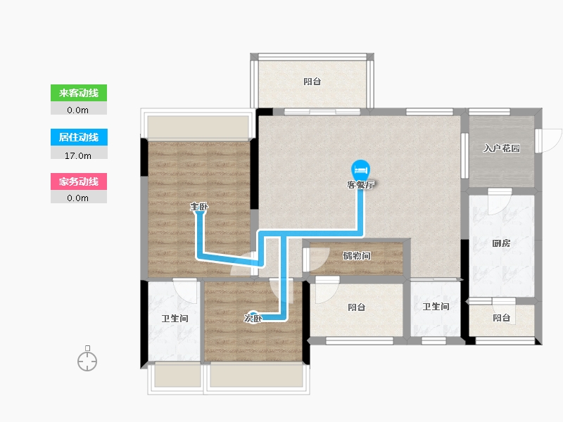 四川省-宜宾市-丽雅上游城-93.29-户型库-动静线