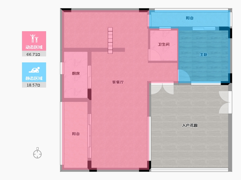 广东省-韶关市-奥园文化旅游城・韶关印象岭南-104.61-户型库-动静分区