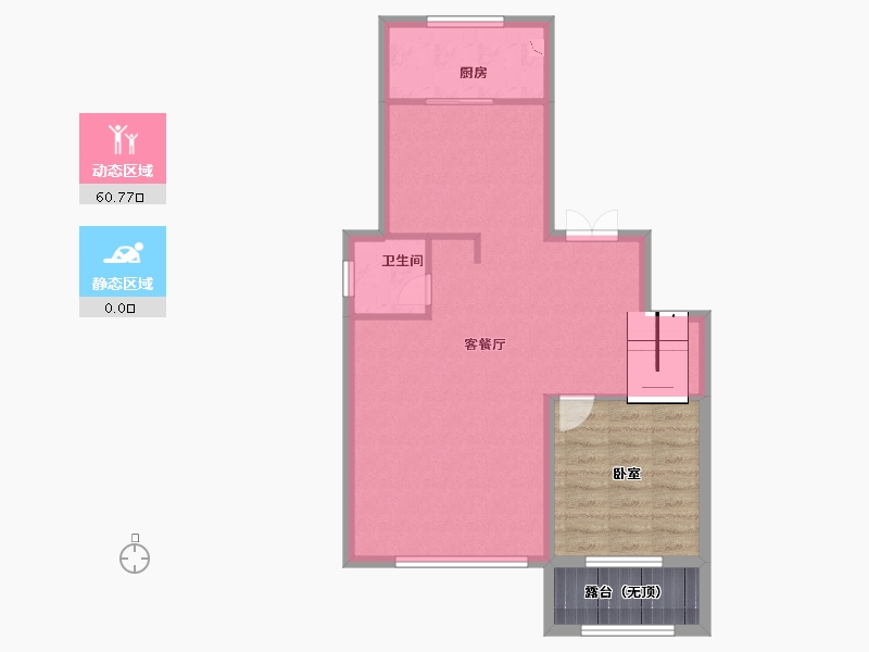 湖南省-长沙市-湾田・望江府-71.30-户型库-动静分区