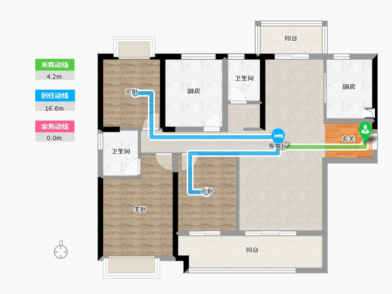 福建省-泉州市-龙湖紫晋城-112.37-户型库-动静线