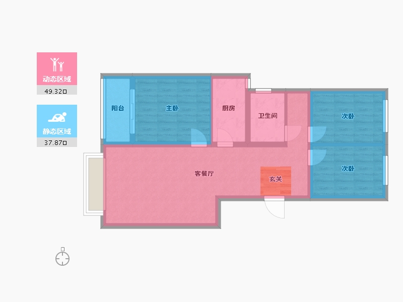 山东省-聊城市-畅博・东关国际-77.98-户型库-动静分区