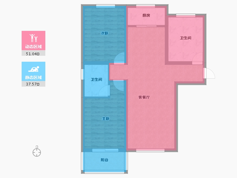 河北省-保定市-新一代E区-78.91-户型库-动静分区