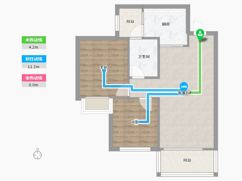 四川省-成都市-融创文旅城A2-6-(8,9,10,11)号楼81m²-62.98-户型库-动静线