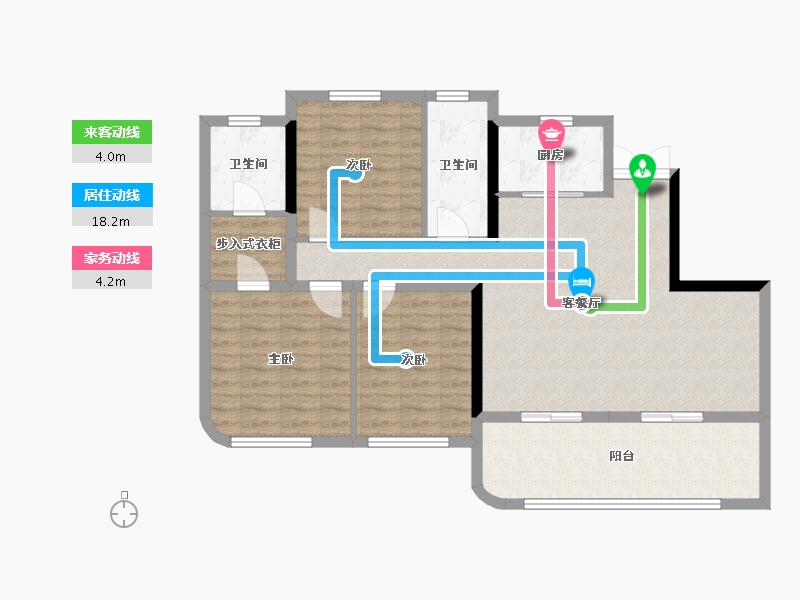 四川省-宜宾市-龙璟台-97.37-户型库-动静线