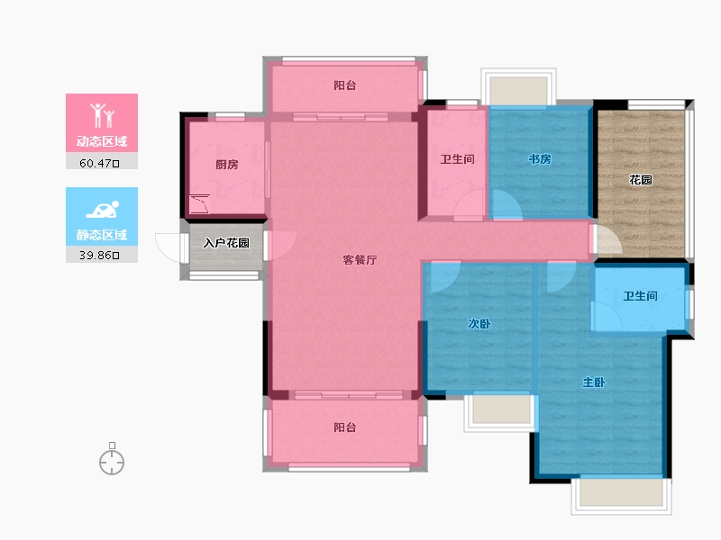 广东省-惠州市-保利山水城-102.26-户型库-动静分区