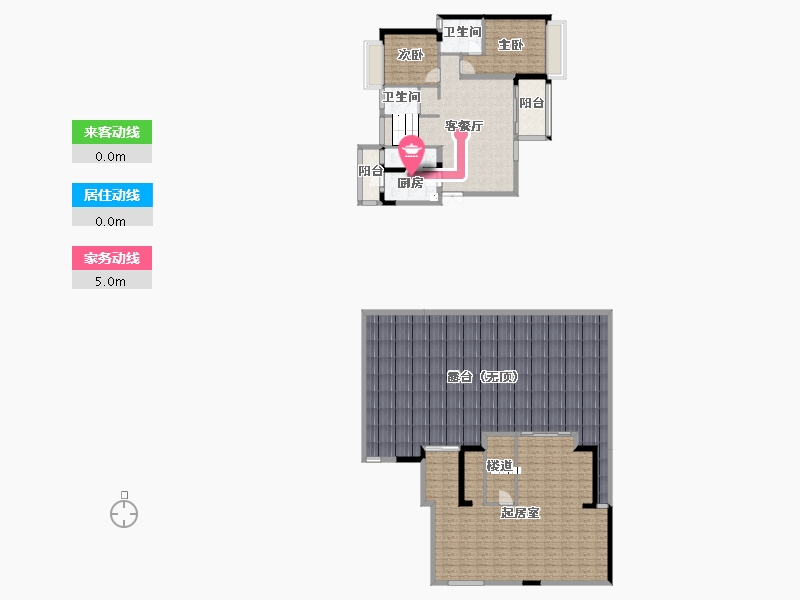 四川省-成都市-优品道锦樾4栋194m²-246.79-户型库-动静线