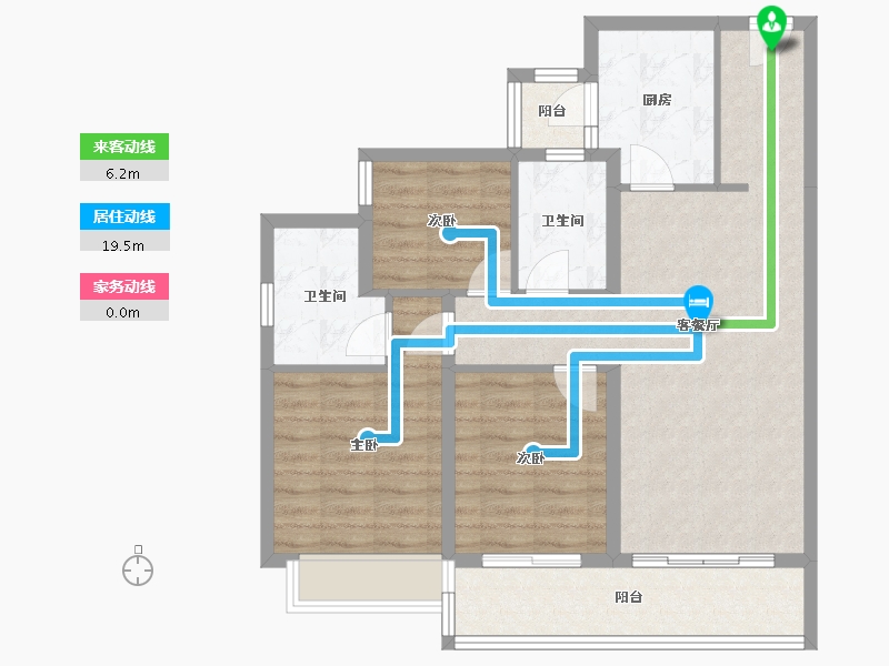 四川省-成都市-云樾名邸4号楼104m²-82.46-户型库-动静线