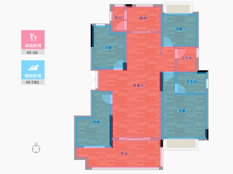 贵州省-贵阳市-花溪-103.14-户型库-动静分区