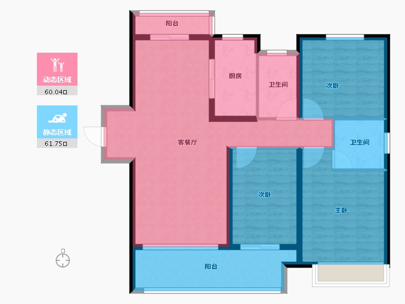 山东省-菏泽市-华地翡翠公园-110.00-户型库-动静分区