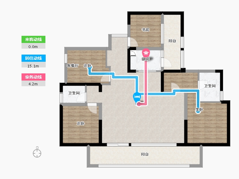 四川省-成都市-优品道锦绣-120.87-户型库-动静线