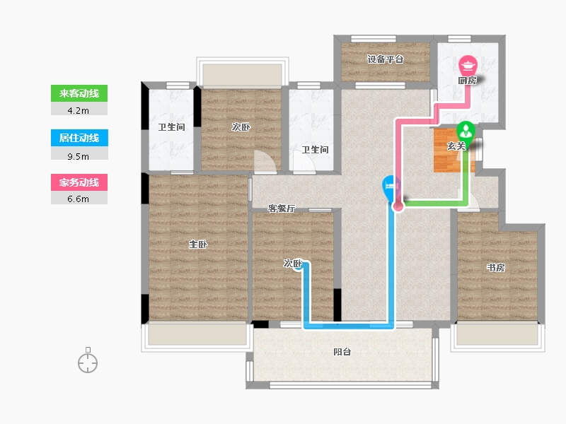 安徽省-宣城市-今创-112.77-户型库-动静线