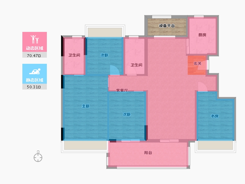 安徽省-宣城市-今创-112.77-户型库-动静分区