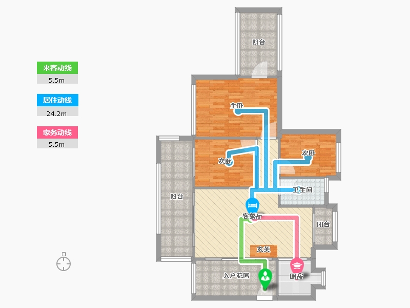 广东省-深圳市-圣淘沙骏园-88.04-户型库-动静线