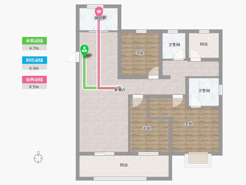 安徽省-宣城市-琥珀新天地-97.00-户型库-动静线