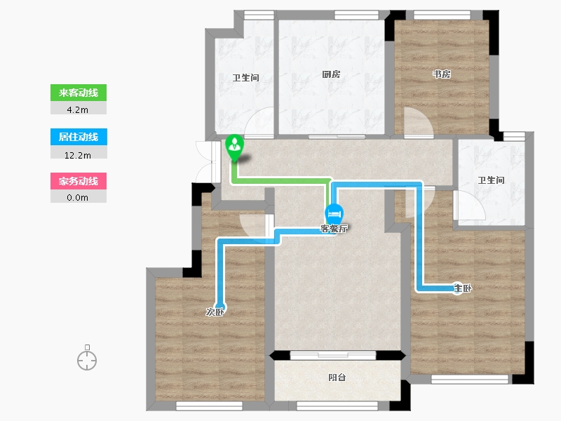 吉林省-通化市-江南小镇-77.85-户型库-动静线