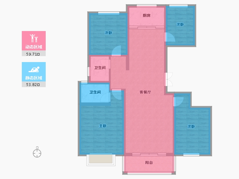 山西省-运城市-匡吉明珠城-101.37-户型库-动静分区