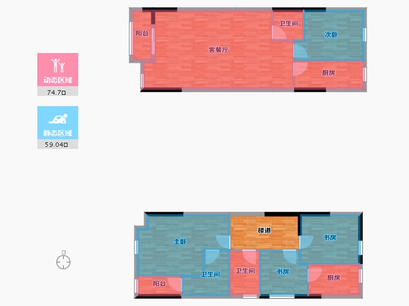 福建省-泉州市-万科悦城-130.00-户型库-动静分区