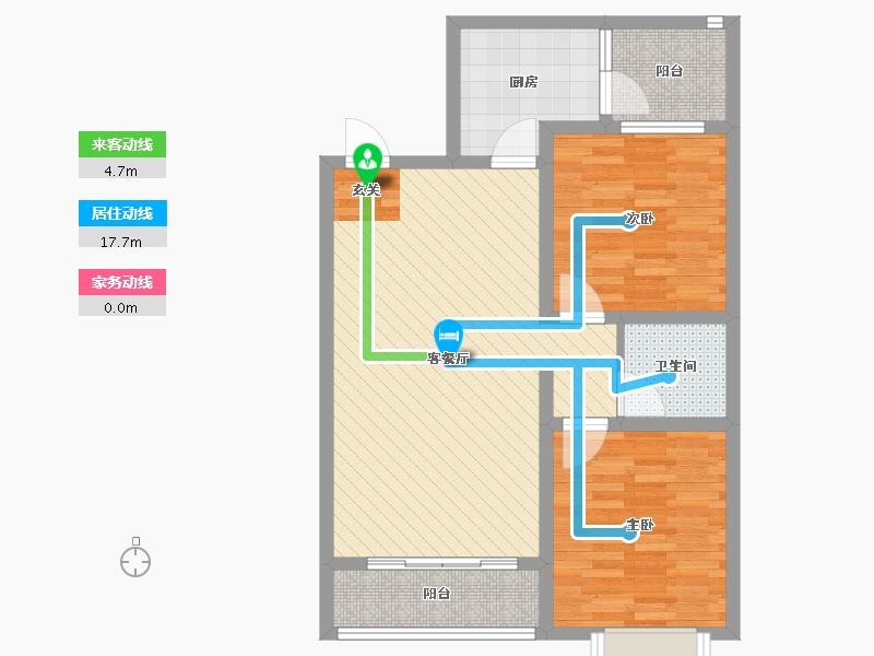 河北省-邢台市-好泰御捷城-74.00-户型库-动静线