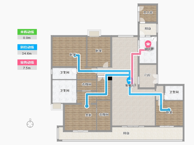 广东省-广州市-金众西关海-254.15-户型库-动静线