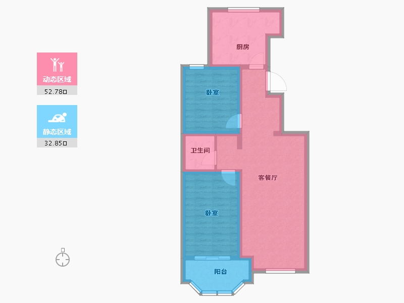 天津-天津市-基�I世�p-76.01-户型库-动静分区