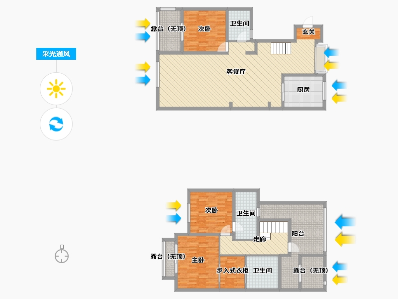 天津-天津市-春华园-185.87-户型库-采光通风