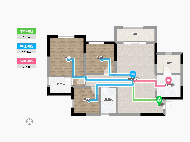 四川省-自贡市-邦泰熙贡府-78.80-户型库-动静线