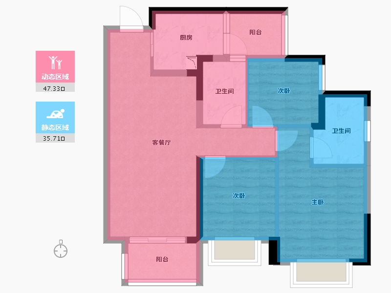 四川省-眉山市-江天樾-73.36-户型库-动静分区