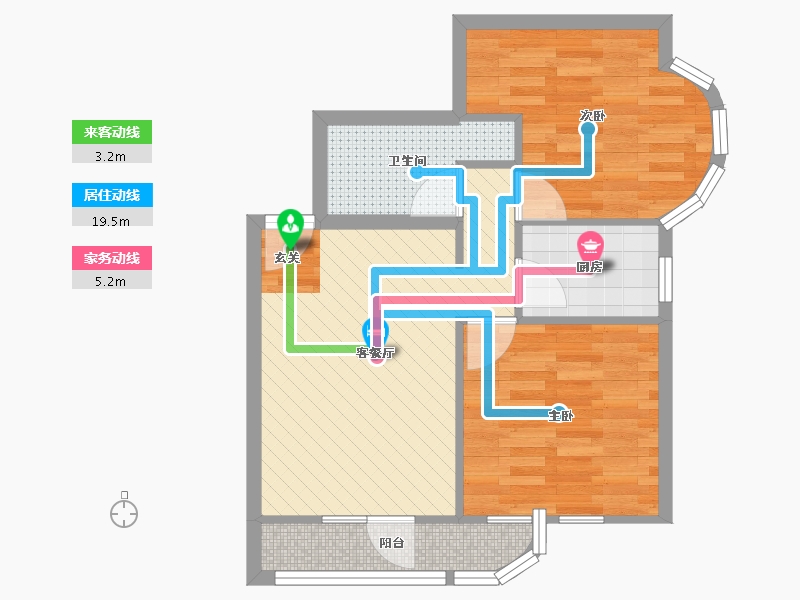 辽宁省-大连市-海富经典-55.14-户型库-动静线