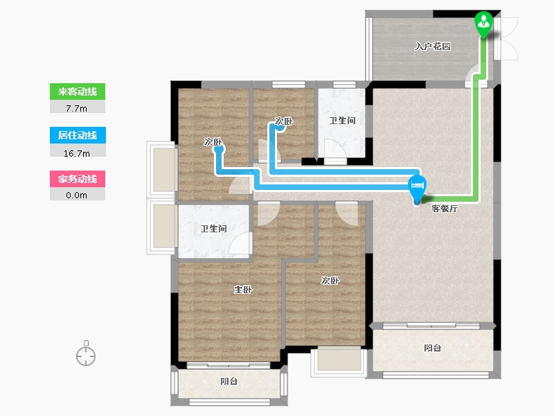 贵州省-黔西南布依族苗族自治州-荷塘郡园-115.16-户型库-动静线