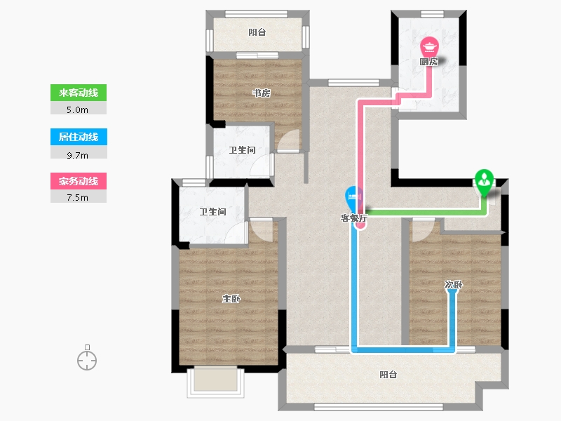 江西省-抚州市-清华府-98.00-户型库-动静线