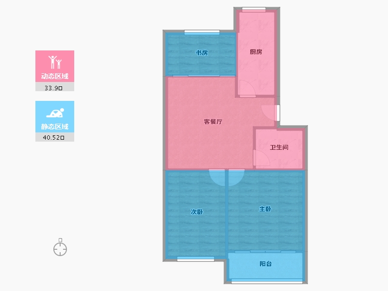 山东省-青岛市-浮山后-67.97-户型库-动静分区