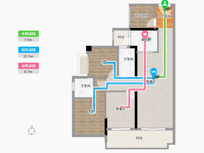 广东省-湛江市-裕达豪庭-97.84-户型库-动静线