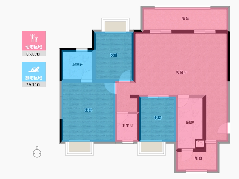 广西壮族自治区-柳州市-中国铁建国际城-92.76-户型库-动静分区