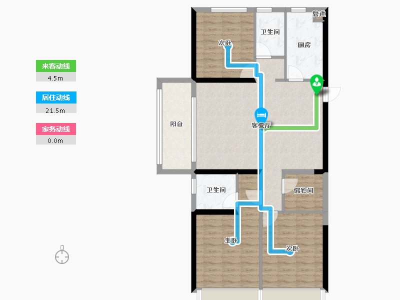 河南省-郑州市-郑州碧桂园国控天誉-99.48-户型库-动静线