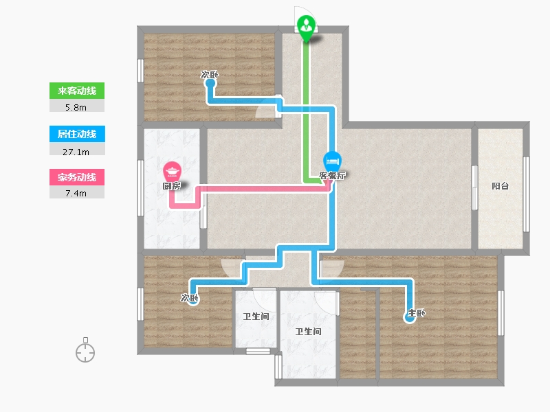 山东省-济南市-张马新府-141.00-户型库-动静线