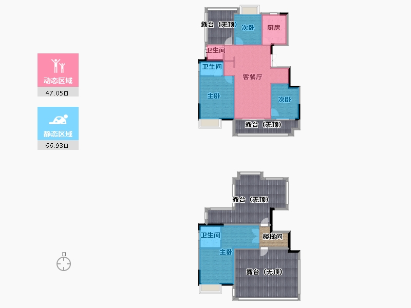 湖北省-武汉市-武汉绿地城-185.94-户型库-动静分区