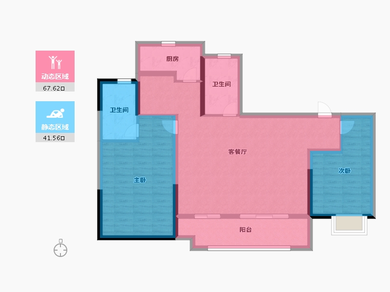 江苏省-南京市-古棠悦府-98.00-户型库-动静分区