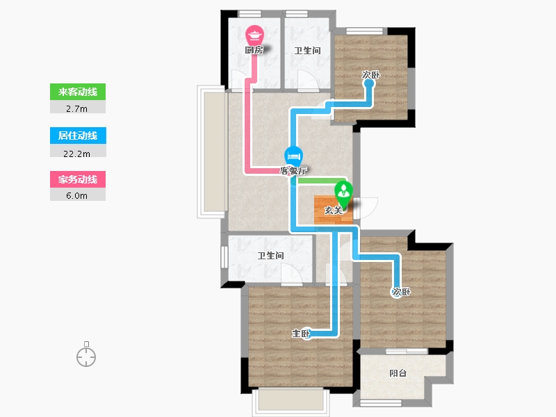 安徽省-合肥市-阳光城悦澜府-78.23-户型库-动静线