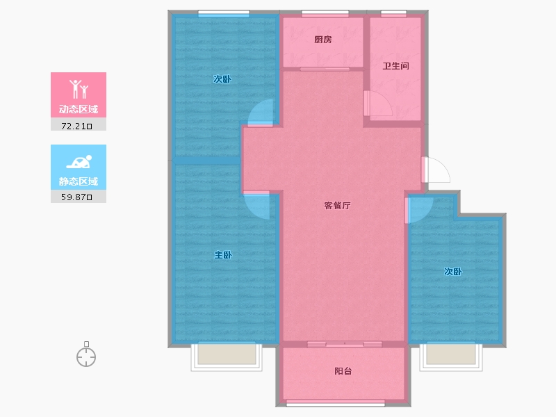 山东省-济宁市-济宁立国如意花园-120.01-户型库-动静分区