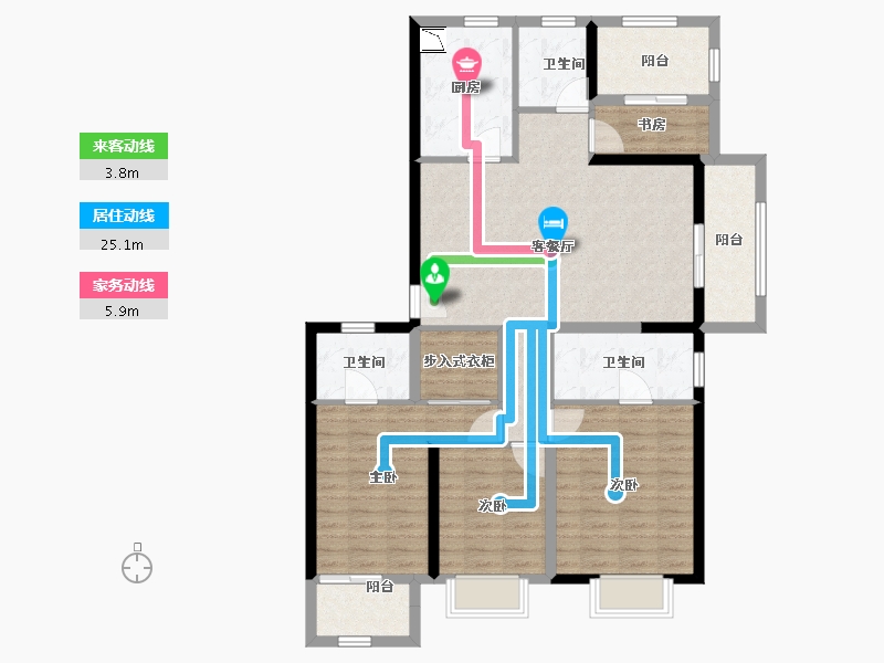 福建省-莆田市-融信府-109.58-户型库-动静线