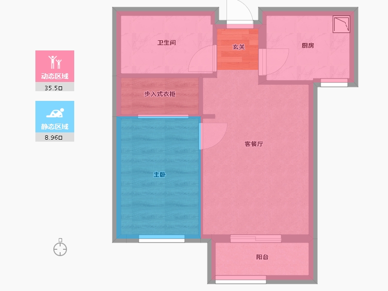 福建省-漳州市-信和御龙天下三期-39.15-户型库-动静分区