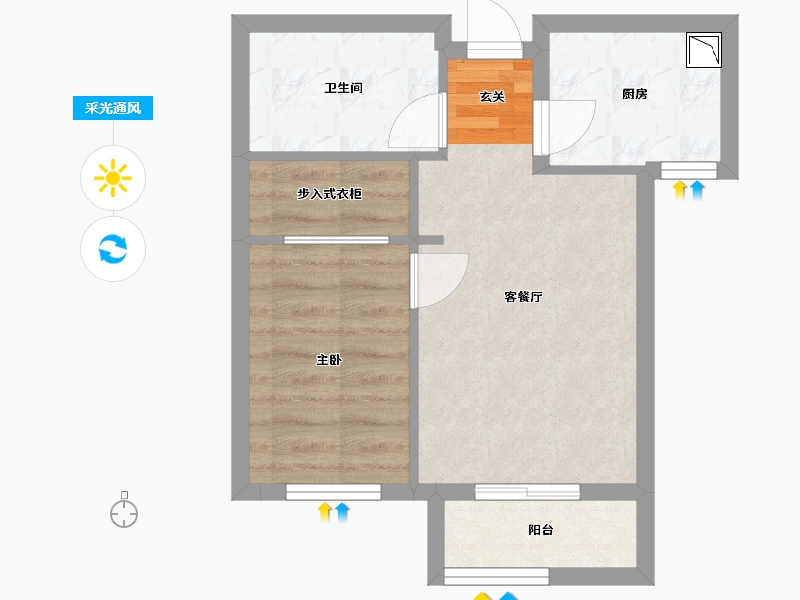 福建省-漳州市-信和御龙天下三期-39.15-户型库-采光通风