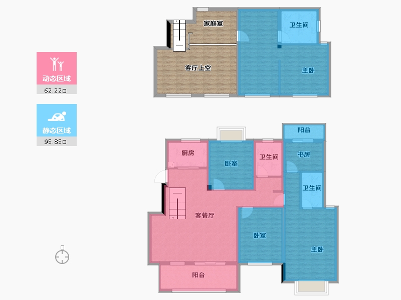 江西省-南昌市-华邦观湖别院-169.64-户型库-动静分区