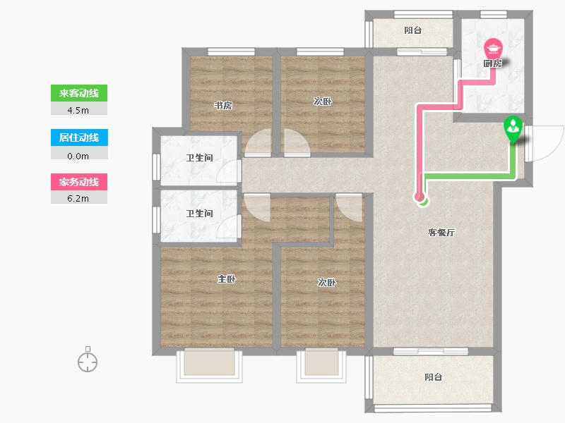 江西省-南昌市-保利梧桐语-98.13-户型库-动静线