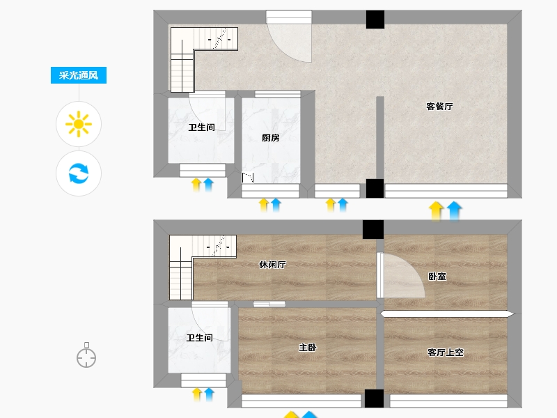 江西省-南昌市-金色广场-31.59-户型库-采光通风