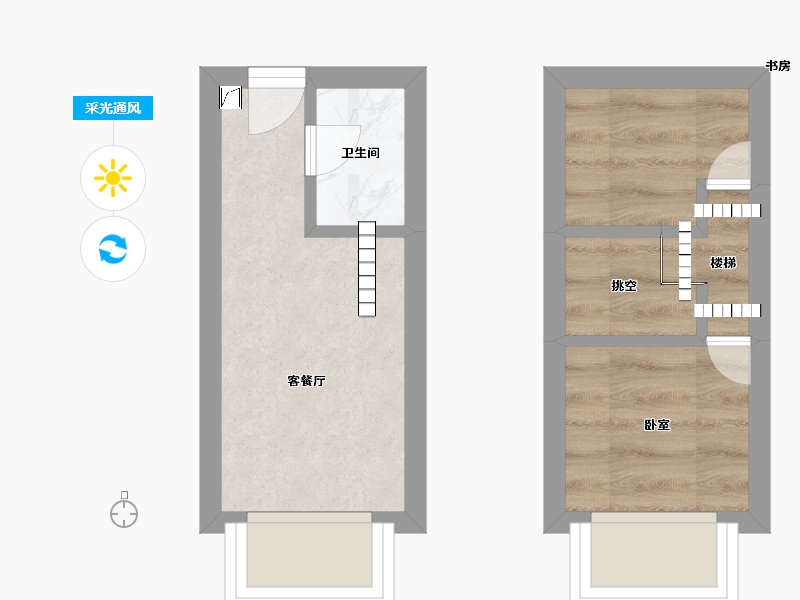 江西省-南昌市-鸿海高新中心・溪园-18.79-户型库-采光通风