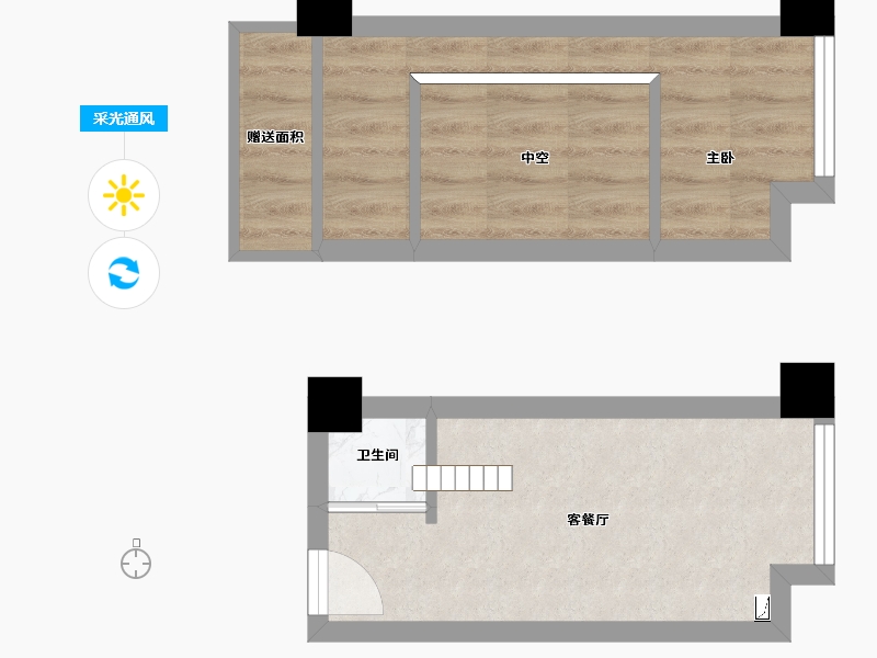 江西省-南昌市-东汇・后海-28.97-户型库-采光通风