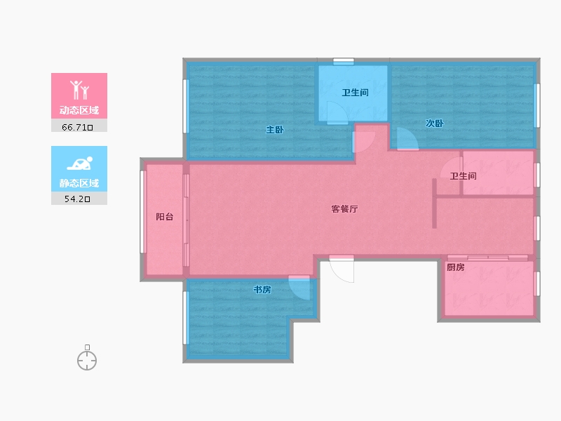 内蒙古自治区-锡林郭勒盟-维多利-109.94-户型库-动静分区