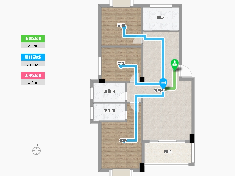 江西省-九江市-君悦府-92.45-户型库-动静线